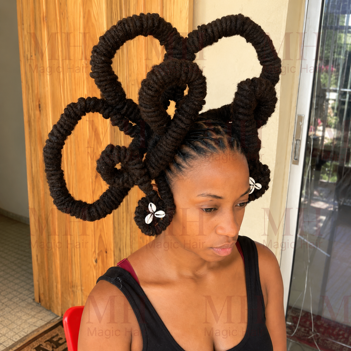 Retwist + coiffure événementielle
